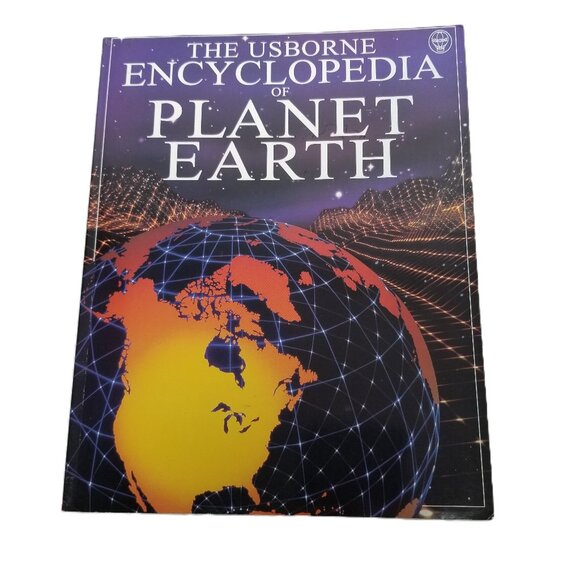 Usborne Encyclopedia of Planet Earth Scholastic Softcover Geography Science - Picture 1 of 11